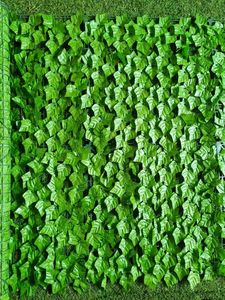 Pannelli per Recinzione Privacy con Foglie Artificiali in Plastica Verde Chiaro, Recinzione in Erba Sintetica per Esterni, per Casa, Giardino, Compleanni e Occasioni Speciali - Product Image 6