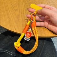 Cordon de téléphone tressé coloré avec pendentif étoile, bracelet court DIY pour appareil photo CCD, porte-clés, ornement suspendu Modèle B20