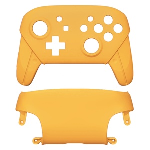 EXtremeRate Caution Yellow Faceplate and Backplate DIY Replacement Shell Housing <b>Case</b> for Nintendo <b>Switch</b> Pro Controller - Product Image 1