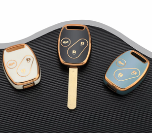 Para <span class=keywords><strong>Honda</strong></span> Fit CIVIC <span class=keywords><strong>JAZZ</strong></span> Pilot Accord Freed Pilot StepWGN Insight 2/3 botones carcasa de llave TPU funda de llave de coche accesorio - Product Image 3