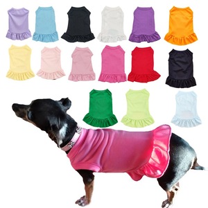 Pakaian Hewan Peliharaan Desain Baru 2026, Baju Anjing Katun Musim Panas yang Bernapas, Pakaian Fashion - Product Image 4
