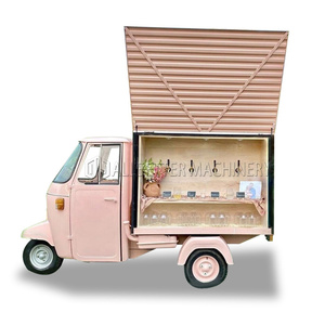 Di alta qualità bellissimo triciclo Vintage Ape Beer Bar carrello da caffè Mobile Food Truck personalizzato Shopping Online Canada - Product Image 6