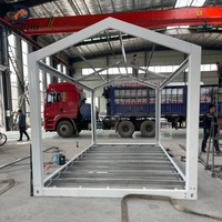 Estructuras Modulares Prefabricadas de Acero Ligero de 20 y 40 pies, con Certificación CE, para Envío en Paquete Plano, Estructuras para Casas Contenedor