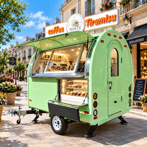 Camion de crème glacée Etodevice de 8,2 pieds à vendre, chariot à café portable, remorque de restauration, cuisine mobile, équipements de cuisine commerciale - Product Image 2