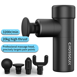 <span class=keywords><strong>Mini</strong></span> Pistola de Masaje de 3200 RPM y 20 kg de Empuje |   4 cabezales intercambiables |   Masajeador Muscular Portátil de Tejido Profundo para Gimnasio y Uso Doméstico - Product Image 1