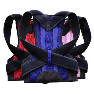 NQ SPORTS Correcteur de posture dorsal pour hommes, soutien lombaire, correction de la posture, <span class=keywords><strong>ceinture</strong></span> élastique en nylon pour le <span class=keywords><strong>dos</strong></span> - Product Image 1