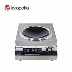 Cocina de Wok cóncava de acero inoxidable importador comercial de 5000 vatios, Cocina de Inducción comercial eléctrica de cerámica para uso doméstico - Product Image 4