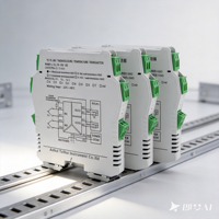 Transmitter Suhu TAIHUA PLC 0-10V/0-5V RTD TC Pt100 Isolator 4-20mA Konverter USB Resolusi 0.1C Plastik OEM ODM