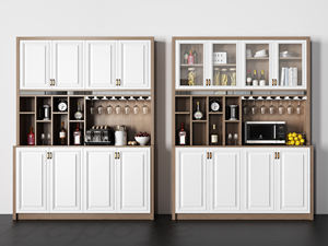 Modern Solid Wood Modular <b>Sideboard</b> with Eco-Friendly Design Durable Construction for Home Bar Dining Room-Factory Direct Sales - Product Image 5