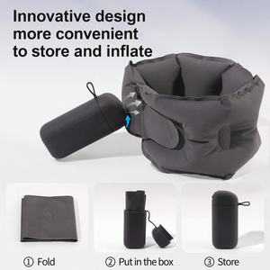 Oreiller de voyage gonflable léger et portable M Factory Directly avec boîte de rangement pour voiture, avion, sieste - Product Image 4