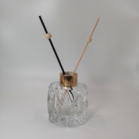 Bouteilles diffuseurs de parfum en verre dépoli transparent 50ml/100ml, décoration d'intérieur, désodorisant, bouchon à vis, emballage vide