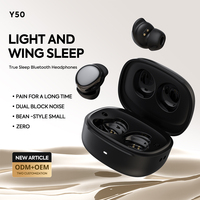 Y50 Sleep Earbuds Auriculares Bluetooth 5.3 Headphones Fone De Ouvido Bluetooth Earphones untuk Tidur Menyamping Peredam Kebisingan