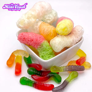 Mini <span class=keywords><strong>Crush</strong></span> 120g bolsa de dulces bajo MOQ Caramelo de gusano agrio a granel - Product Image 2