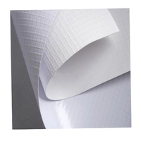 Bannière en vinyle rétroéclairé durable, imprimable recto-verso, brillant, laminé/avec dos blanc/occultant