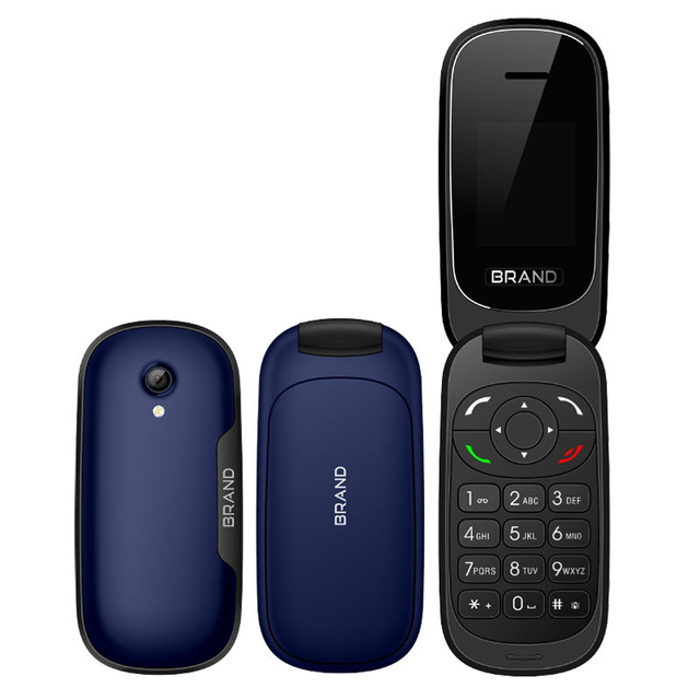 New Best 1.77inch Feature Phone 2g GSM Flip Phone Mobile