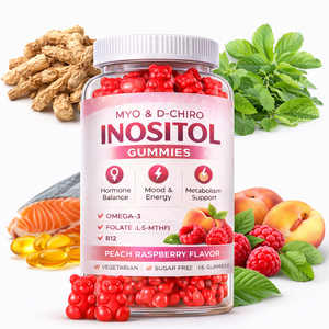 Gomitas de Inositol OEM para Mujeres, Fórmula Myo D Chiro, Equilibrio Hormonal, Apoyo al Metabolismo, Gomitas Sin Azúcar - Product Image 1