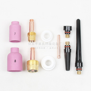 Accesorios para pistola de soldadura TIG WP17 WP18 WP26: Boquilla de cerámica con filtro y conector guía de fluido para antorcha de soldadura - Product Image 3