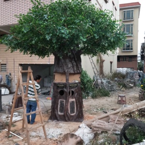 Tùy chỉnh chống UV lớn Banyan ficus cây trong nhà trang trí nhân tạo cây lớn cho trong nhà ngoài trời trang trí - Product Image 1