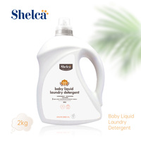 Deterjen Cair Shelca Baby 2kg Minyak Biji Anggur Lembut Menutrisi