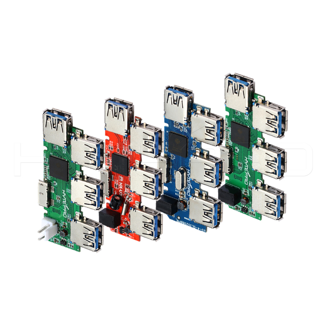 HYTEPRO 304P Custom Design 4 Port USB 3.0 OTG Hub PCB Board Custom Printed Circuit Board PCBA Circuit Module