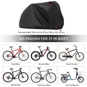 Funda para <span class=keywords><strong>Bicicleta</strong></span> de Montaña, Impermeable, Resistente a Desgarros, con Protección UV, Antirrobo, 210D, Compatible con Bicicletas de hasta <span class=keywords><strong>29</strong></span> Pulgadas - Product Image 2