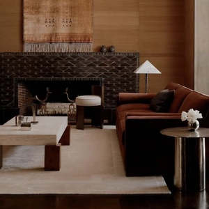 Диван из бархатной ткани в стиле ретро, расположенный по прямой и секциям, для современной гостиной в стиле виллы. High-end. - Product Image 6