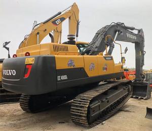 Excavatrice sur chenilles Volvo EC480 d'occasion, d'origine suédoise, grande et robuste, pour l'exploitation minière, les travaux de terrassement et les infrastructures de carrière. - Product Image 4