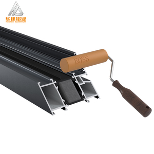 Tùy chỉnh cửa trượt hệ thống đường sắt cho Hợp kim nhôm gấp/<span class=keywords><strong>Bypass</strong></span> cửa trên dưới theo dõi Kit cho Heavy Duty Glass cửa - Product Image 6