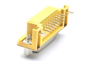 TYPE de rivet DIP à Angle droit femelle D-SUB avec Boardlock et empreinte de pied de vis de cric avant = 8.08mm 15P - Product Image 6