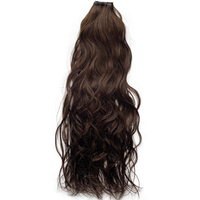 Le trame le plus plat en texture naturelle ondulée douce qui s'intègre à la texture naturelle des cheveux – Trame Wavy Genius