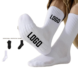 Calcetines Deportivos <span class=keywords><strong>de</strong></span> Algodón con Logotipo Bordado Personalizado para Hombre - Product Image 1