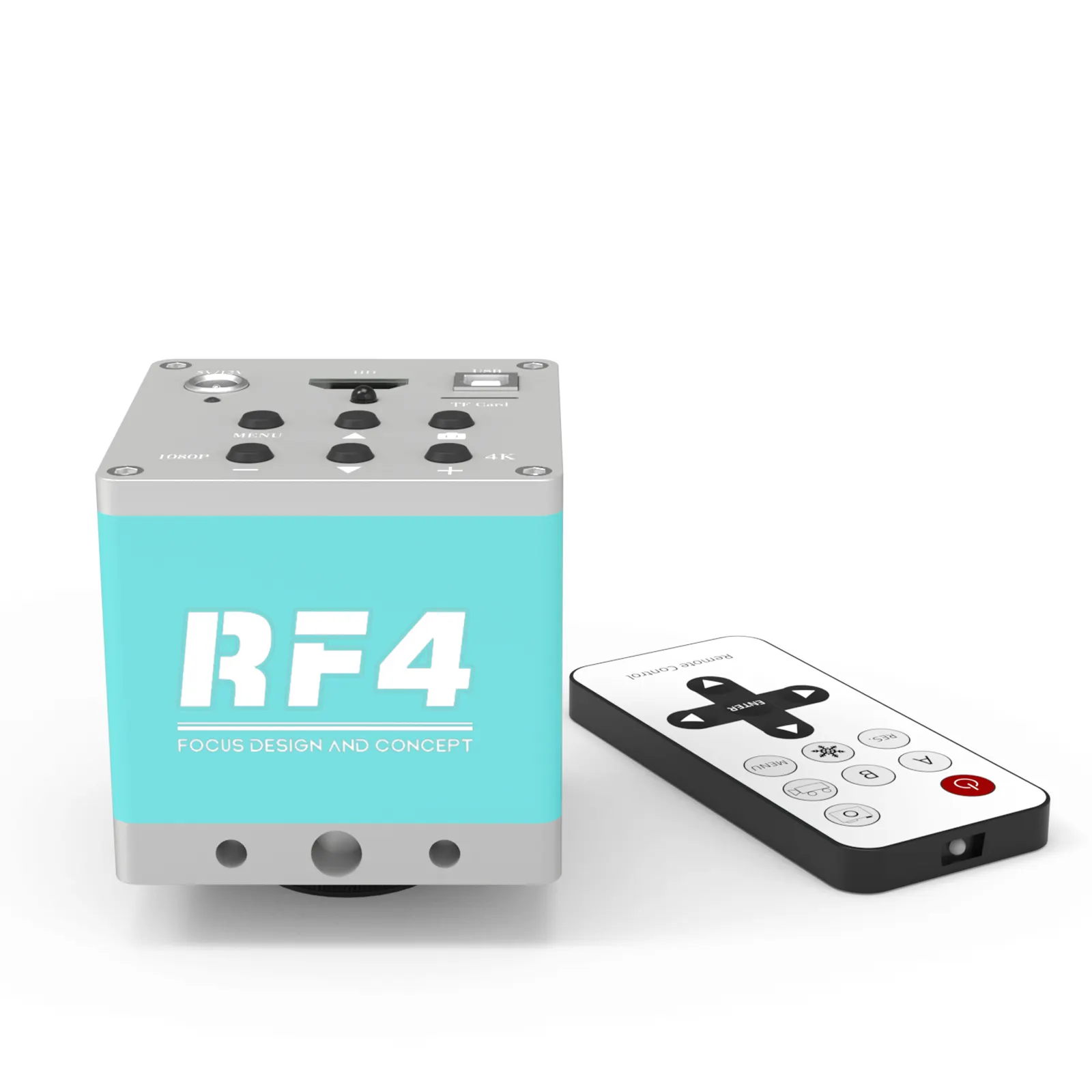 RF4 USB 원격 제어 1080P 60FPS 4K HD 카메라 비디오 삼안 현미경 카메라 전화 PCB 수리 산업 전자