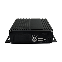 Enregistreur vidéo numérique mobile (MDVR) 4 canaux avec carte TF, 4G, pour camion, vision nocturne 1080P, enregistreur vidéo HD, résolution 720P, télécommande, GPS intégré, contrôle par application