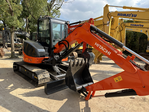 Excavatrice sur chenilles hydraulique Hitachi ZX50U d'occasion, 5 tonnes, engin de construction, moteur, boîte de vitesses, roulement, forte puissance de creusement, garantie 1 an - Product Image 3