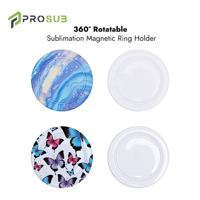 Prosub Wholesale Foldable Magnetic Ring Holder 360° Rotating Phone Grip Stand  for   DIY Blank