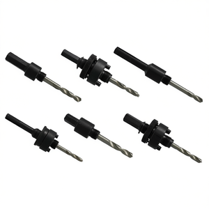 Complete Arbor Bits For Bimetal Saw Blades 6 <b>Pc</b> <b>Set</b> With Adjustable Shank And Drill Bit Attachment - Product Image 2