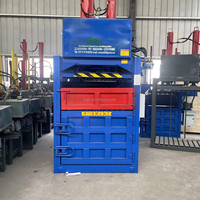 Machine à emballer hydraulique multifonctionnelle à double cylindre de 80 tonnes, compacteur de papier et de déchets, panier en plastique pour déchets