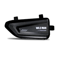 WILD MAN E4 Sac de cadre triangulaire pour vélo de montagne, étanche, pour tube supérieur, sacoche de vélo, sacoche de moto