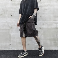 OEM Nouveau Style Street Wear High Street Shorts Long Cordon Élastique BROUILLARD Hommes Cargo Shorts