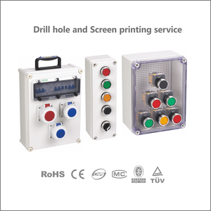 B & J tùy chỉnh IP68 không thấm nước điện nhựa bao vây ABS Hộp nối với bản lề 170*220*110 Mét - Product Image 6