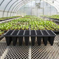 Pots hydroponiques carrés en plastique de qualité supérieure, plateau de semis pour pépinière, pot de propagation et de germination pour serre