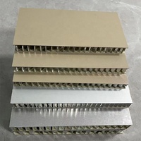 Nid d'abeille en aluminium, bande de nid d'abeille en aluminium expansé pour cache de ventilateur, panneau nid d'abeille en aluminium finition marbre 6 mm