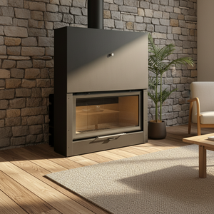 Nouvelles bûches <span class=keywords><strong>de</strong></span> chauffage au bois authentiques <span class=keywords><strong>de</strong></span> style vintage <span class=keywords><strong>pour</strong></span> usage commercial et résidentiel – Chauffage au bois <span class=keywords><strong>pour</strong></span> sols intérieurs - Product Image 1