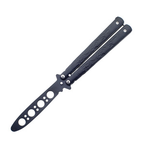 Practice <strong>Butterfly</strong> <strong>Trainer</strong> <strong>Knives</strong> Unsharp-Blade Practice Training Tool Stainless Steel - Product Image 6