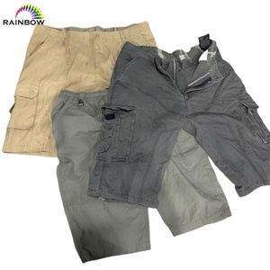 Pantaloni corti da uomo usati di alta qualità di <span class=keywords><strong>seconda</strong></span> mano misti <span class=keywords><strong>2</strong></span> ° pantaloncini Cargo alla rinfusa per balle di abbigliamento Ukay Ukay - Product Image 4