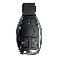 두 개의 배터리 원격 키 315MHz 433MHz NEC 칩 메르세데스 벤츠 A B C E S 클래스 W203 W204 W205 W211 W221 W212