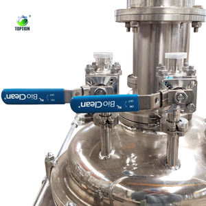 Pour la machine automatique de décarboxylateur de réacteur de cristallisation bouilloire de réaction revêtue d'acier inoxydable de 50L avec le moteur 220V - Product Image 3