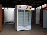 Réfrigérateur vertical à deux portes avec isolation en polyuréthane pour buffet