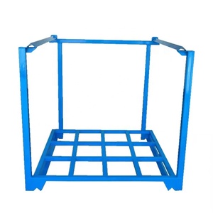 Làm tổ kho sắt <span class=keywords><strong>Stackable</strong></span> <span class=keywords><strong>Pallet</strong></span> giá ngành công nghiệp xếp chồng khung - Product Image 2