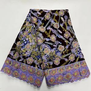 ผ้าลูกไม้ฝ้ายออร์แกนิกแอฟริกัน 3 มิติ ลายปักสุดฮิตสำหรับงานแต่งงานและชุดงานเลี้ยง - Product Image 2